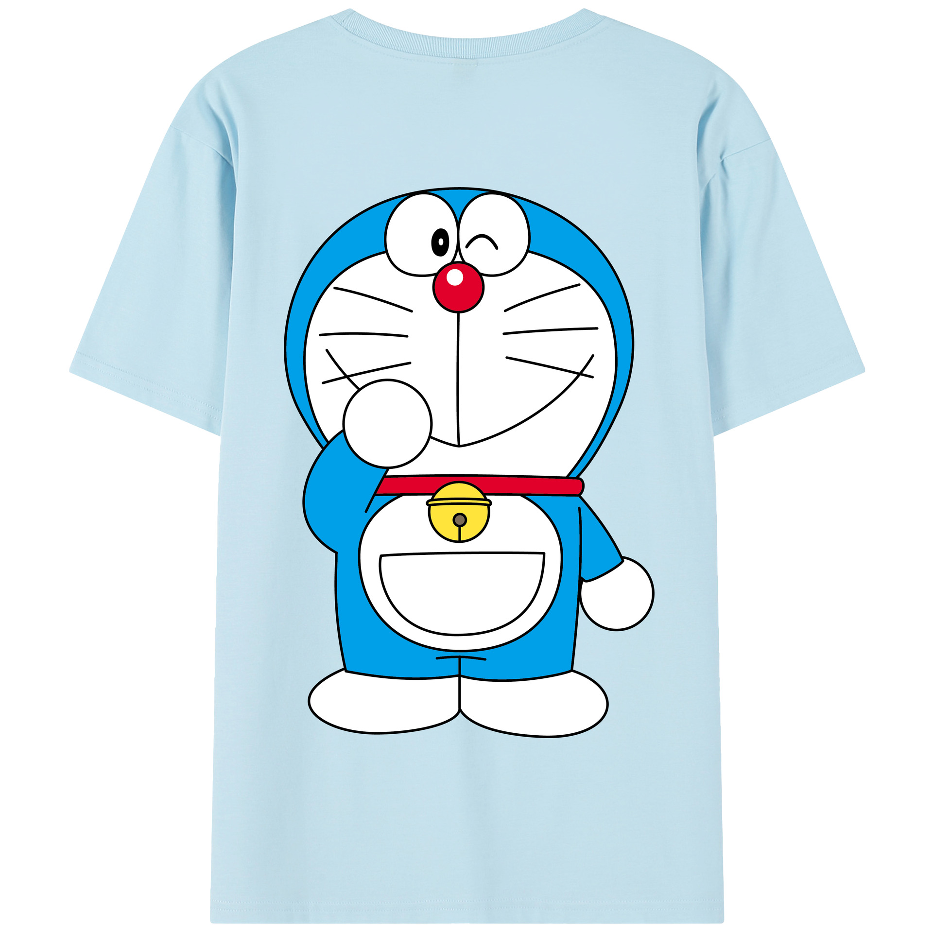 （画像用） ドラえもん Doraemon 綿100％半袖Tシャツ（背面プリント）